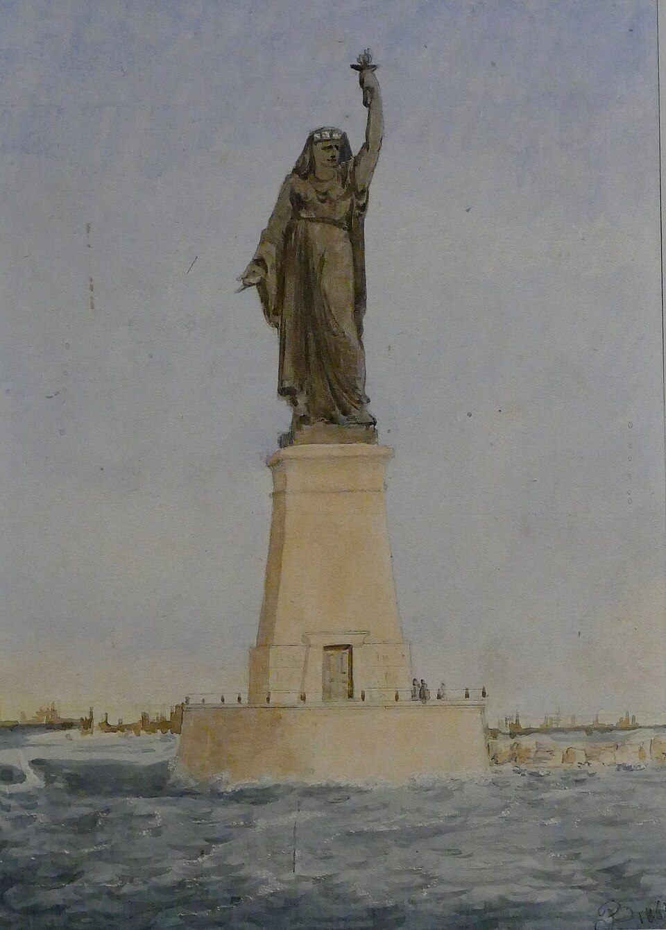 Auguste Bartholdi Suez project reference